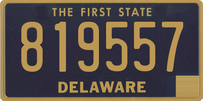 DE license plate 819557