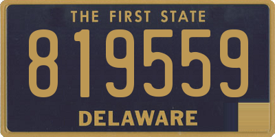DE license plate 819559