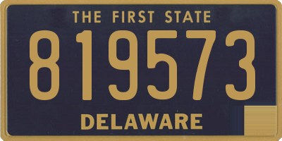 DE license plate 819573