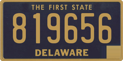 DE license plate 819656