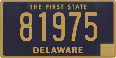 DE license plate 81975