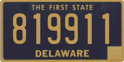 DE license plate 819911