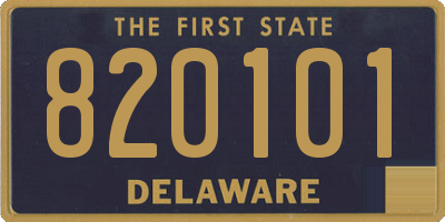 DE license plate 820101