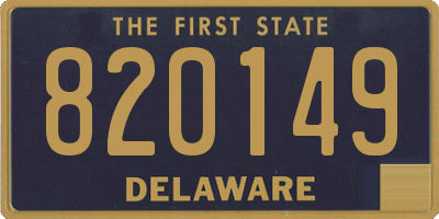 DE license plate 820149