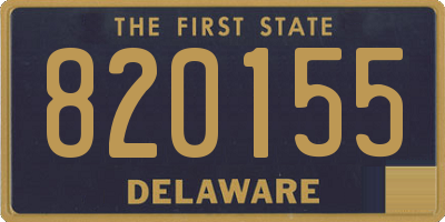 DE license plate 820155