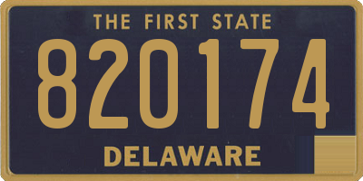 DE license plate 820174