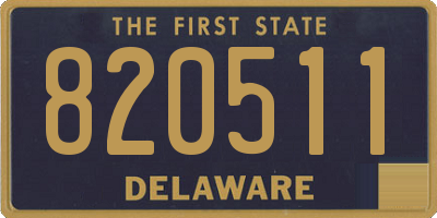 DE license plate 820511