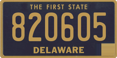 DE license plate 820605
