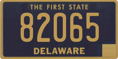DE license plate 82065