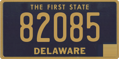 DE license plate 82085