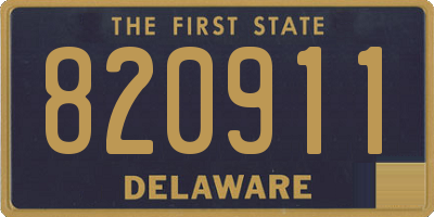 DE license plate 820911