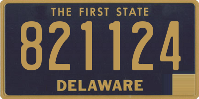 DE license plate 821124