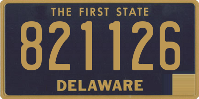 DE license plate 821126
