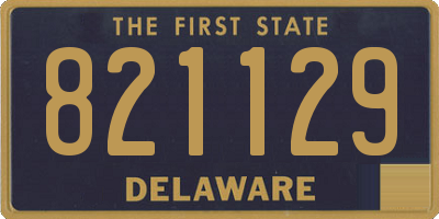 DE license plate 821129