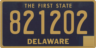 DE license plate 821202