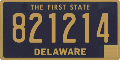 DE license plate 821214