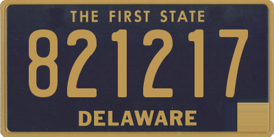 DE license plate 821217