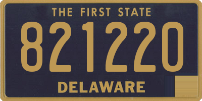 DE license plate 821220