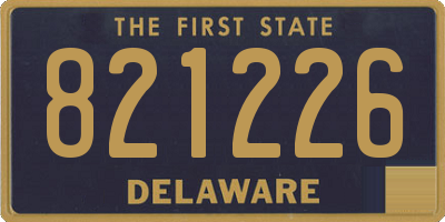 DE license plate 821226