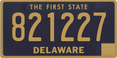 DE license plate 821227