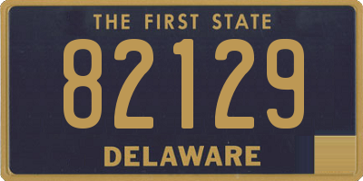 DE license plate 82129