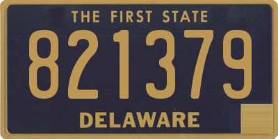 DE license plate 821379