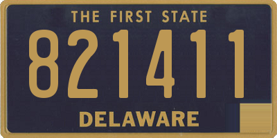 DE license plate 821411
