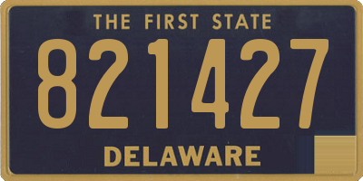 DE license plate 821427
