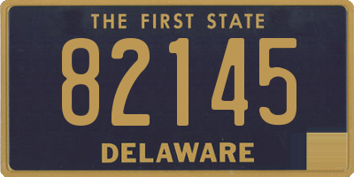 DE license plate 82145