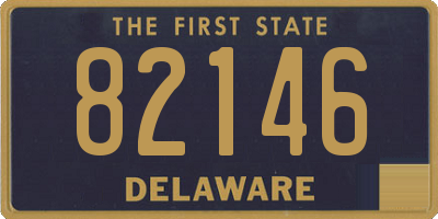 DE license plate 82146