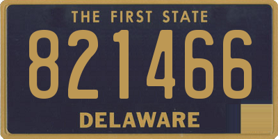 DE license plate 821466