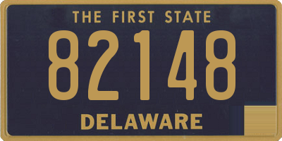 DE license plate 82148
