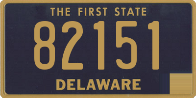 DE license plate 82151