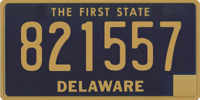 DE license plate 821557