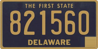 DE license plate 821560