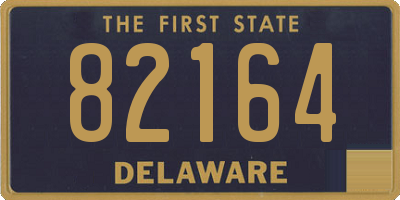 DE license plate 82164