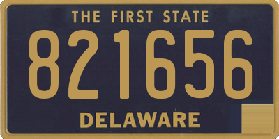 DE license plate 821656