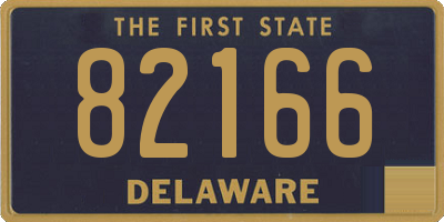 DE license plate 82166