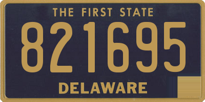 DE license plate 821695