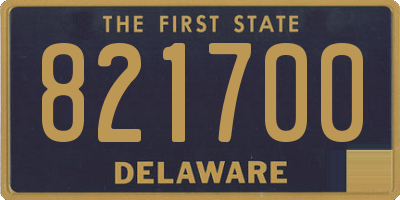 DE license plate 821700