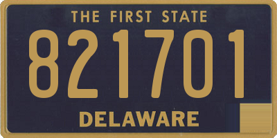 DE license plate 821701