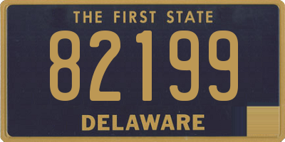 DE license plate 82199