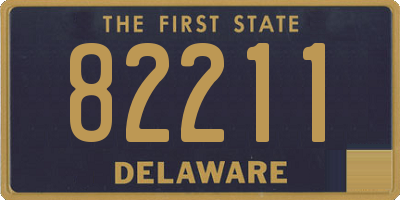 DE license plate 82211