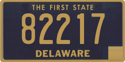 DE license plate 82217