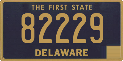 DE license plate 82229