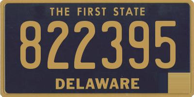 DE license plate 822395