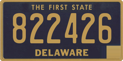 DE license plate 822426