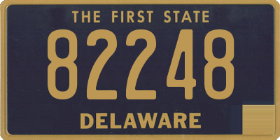DE license plate 82248
