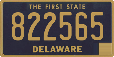 DE license plate 822565