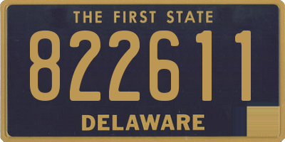 DE license plate 822611